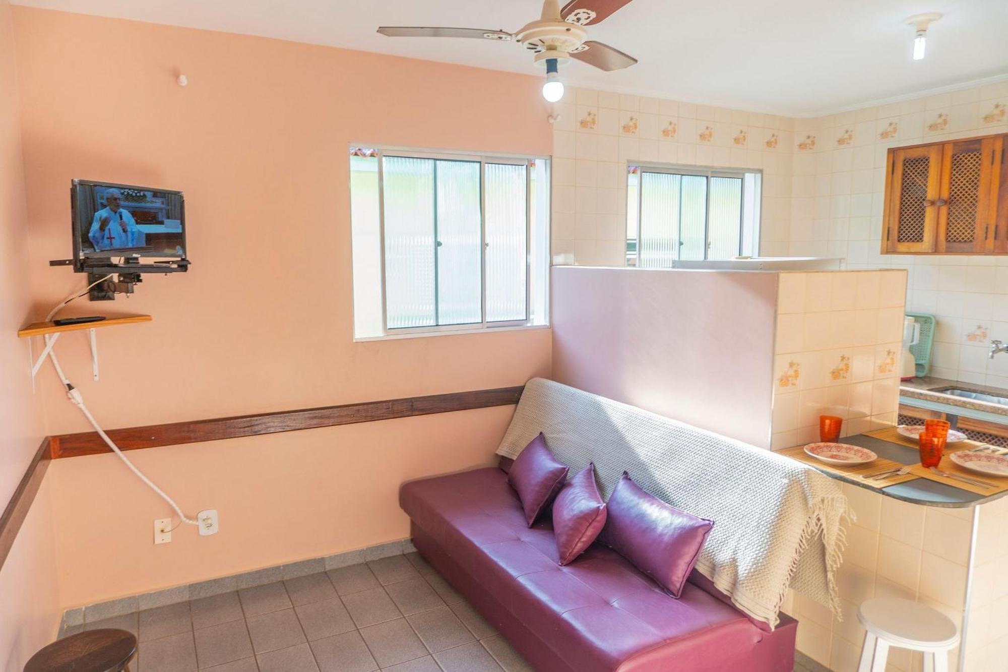 Apartamentos Incriveis Primeira Quadra Mar Wifi ウバトゥバ エクステリア 写真