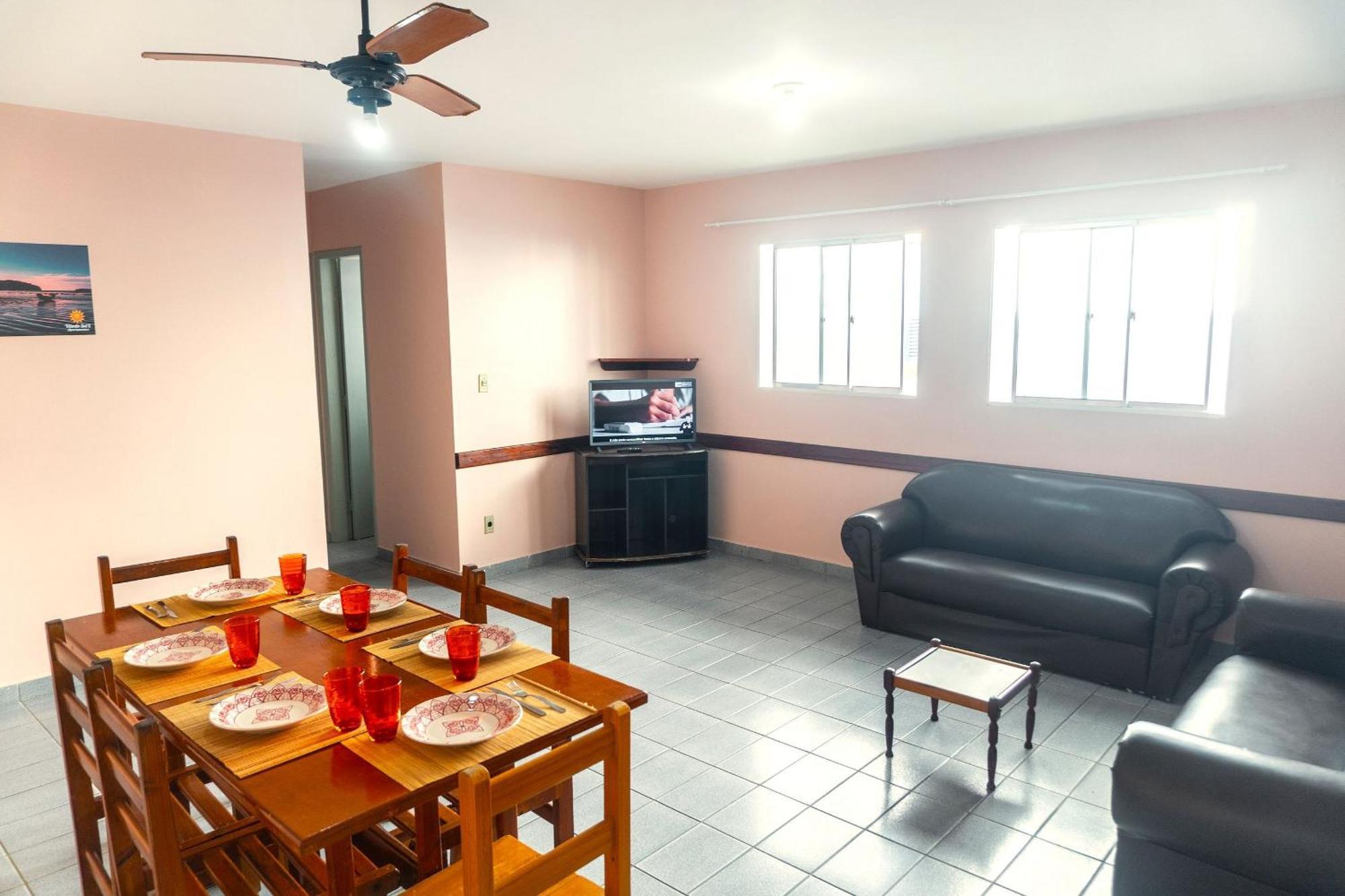 Apartamentos Incriveis Primeira Quadra Mar Wifi ウバトゥバ エクステリア 写真