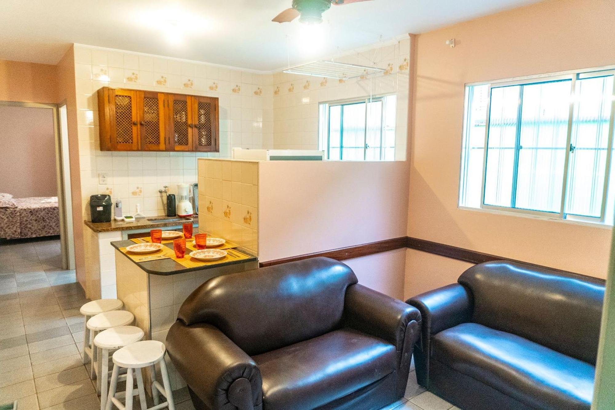 Apartamentos Incriveis Primeira Quadra Mar Wifi ウバトゥバ エクステリア 写真
